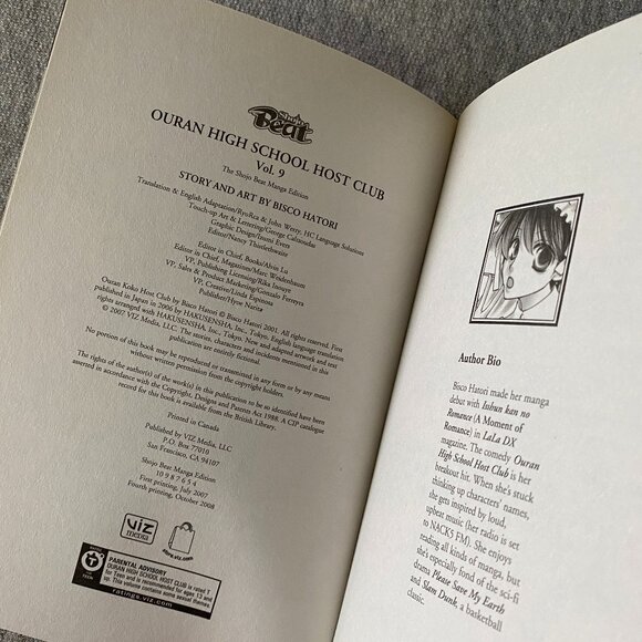 Ouran High School Host Club Vol. 9 By Bisco Hatori Paperback Manga - Picture 7 of 8